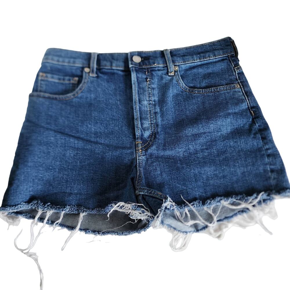 Everlane High Rise Cheeky Short Cut Off Denim Jean Shorts Women's 29